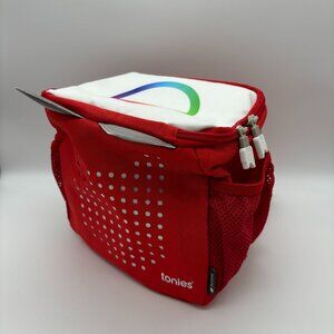 Tonies Red Carrier Backpack, Storage Bag for Travel On The Go NWT